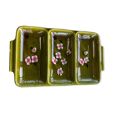 Servant 3 compartments poet Laval ceramic enamelled France vintage and collector