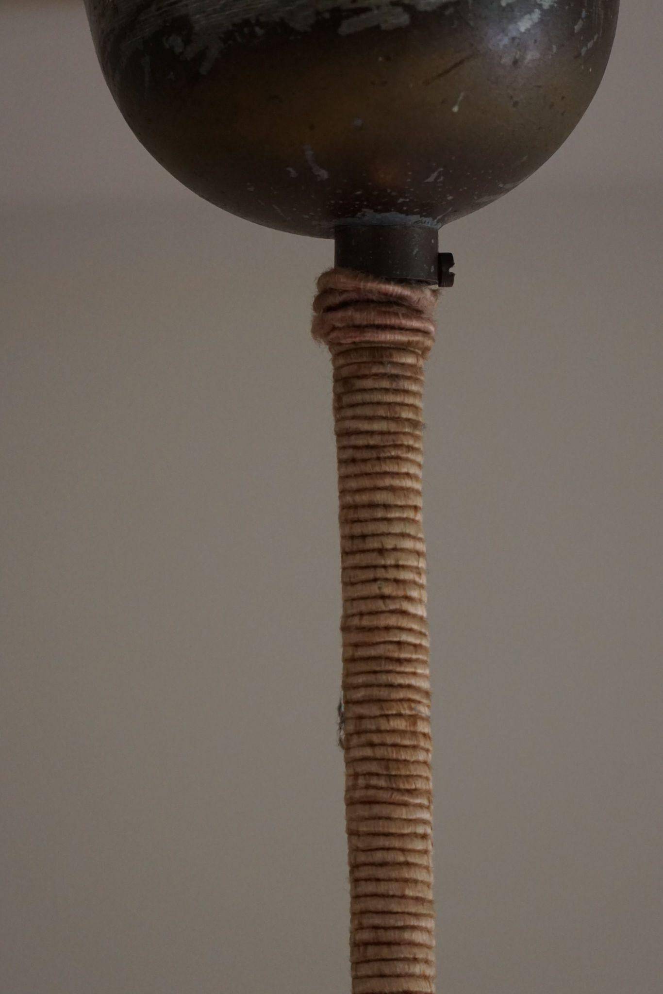 Paavo Tynell for Taito Oy, an Art Deco chandelier model '1255/3', Finland, 1930s.