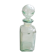 Carafe en verre verte