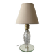 Old glass and mirror table lamp from the 1930s