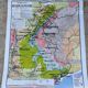 School wall map n°4 Alpine region