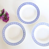 Set of 6 signed plates