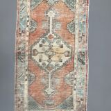 Tapis vintage turc oushak 140x78 cm