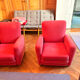Fabric armchair