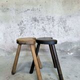 Pair of tripod stools