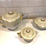Charles Ahrenfeldt 3-piece art deco coffee service - Limoges