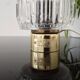 Pair of glass bedside lamps by Kamenicky Senov 1960