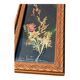 Cana vintage de fleurs séchées avec Edelweiss