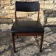 Wooden chair and skai