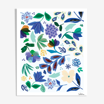 Print "Blue Garden"