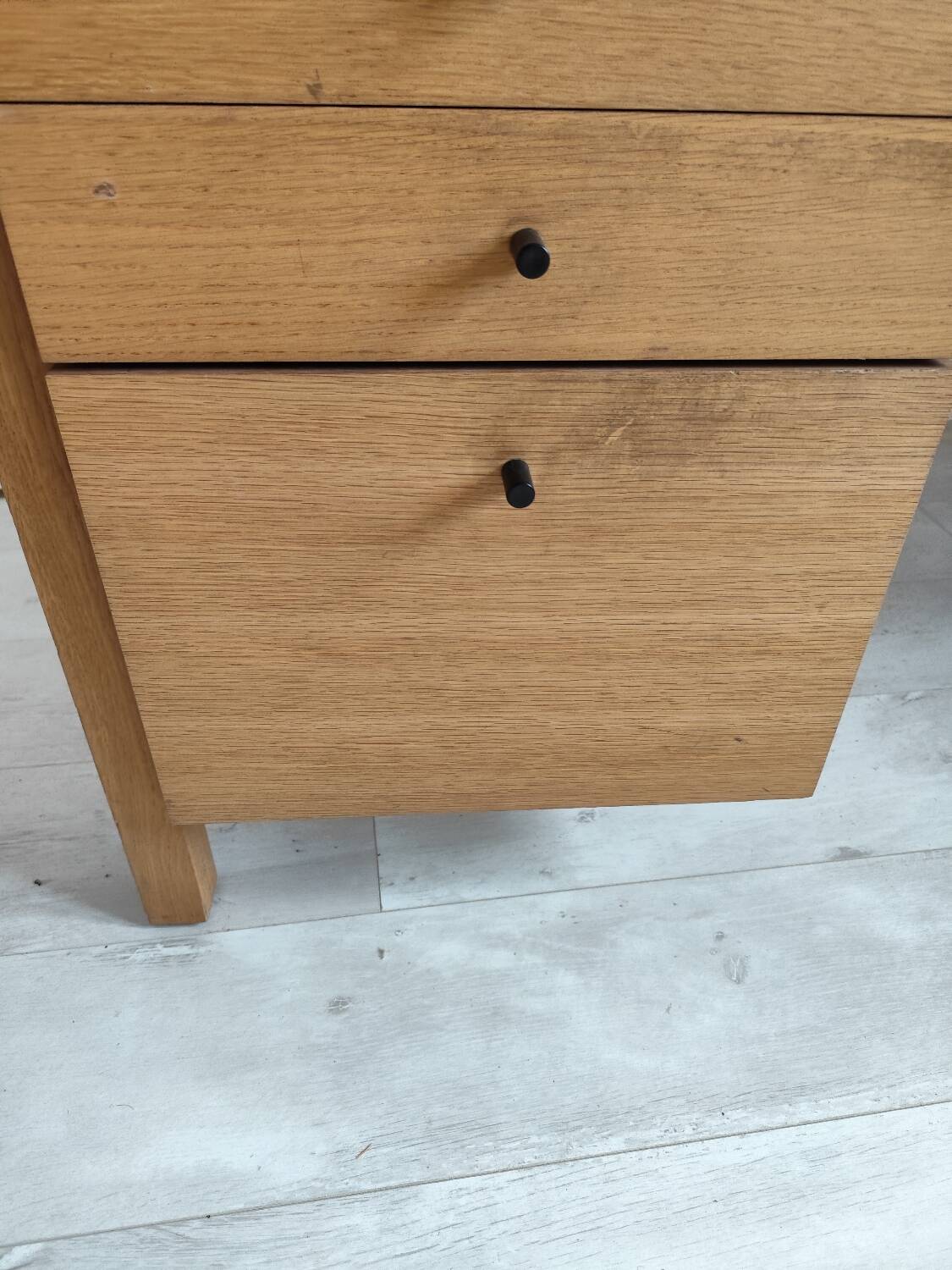 Bureau moderne habitat placage chêne