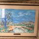 Oil Painting Acrylic Impressionism Tree Field Landscape Mountain