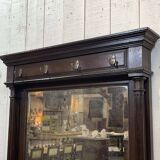 Vestiaire en chêne de la fin XIXème avec sa jardinière