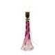 Purple Crystal Table Lamp Val Saint Lambert Swirl Sixties