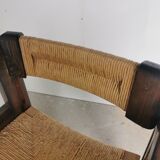 Fauteuil brutaliste design italien