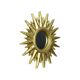 Petit miroir solaire doré Sunburst en plastique 30 cm