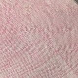 4x7 Shades Of Pink & Beige Handmade Wool Vintage Rug, 129x220Cm SK 34944