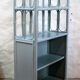 Blue bamboo shelf