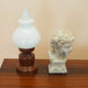 Lampe en céramique, design polonais, 1977, fabriquée par DZPE POLAM Mysłakowice