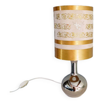 Gold/silver table lamp