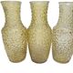 3 vases de HSG Prądniczanka, Pologne, années 1970