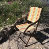 Vintage garden folding chair