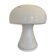 Lampe de table champignon en verre de Murano, 1980