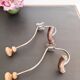 Coat racks in wood and iron, vintage coat hooks, 50s/60s, cloakroom