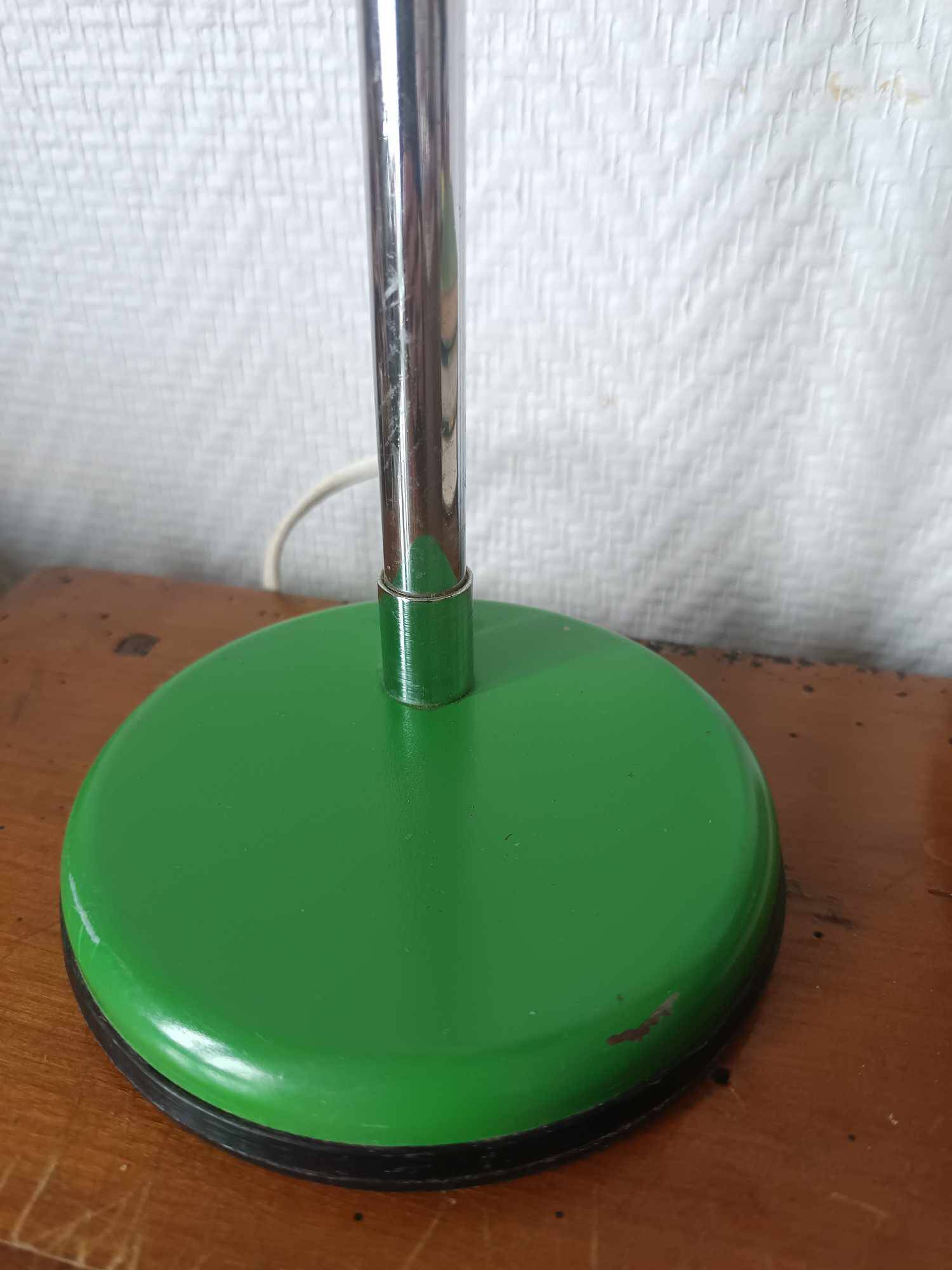 Vintage green cocotte lamp 1950