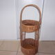 Appetizer basket Wicker bottle holders