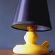 1950s ceramic lamp base in the shape of a hand candle holder