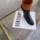 Coffee table brass structure