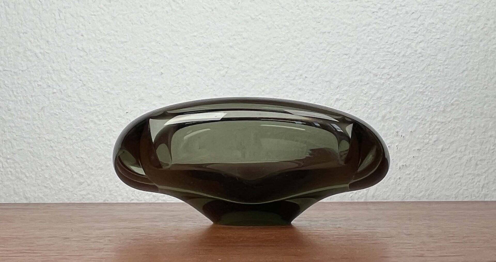 Mid-Century Danish Glass Ashtray by Per Lütken for Holmegaard, 1962