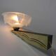 Art Deco wall lamp in opalescent glass, 1930s