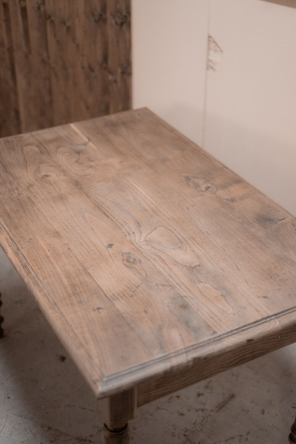 Renovated antique table