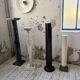 Set of 4 marble columns or pedestals.
