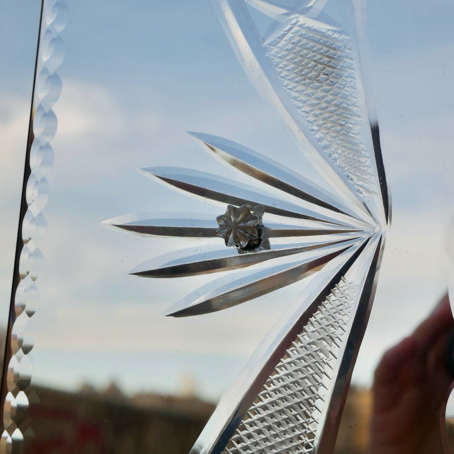 Large Venetian style mirror from the 60s