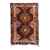 Tapis turc Yastik vintage fait main 54 cm x 80 cm, années 1950