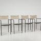 Ensemble de 4 chaises Alias de Giandomenico Bellotti circa 1980