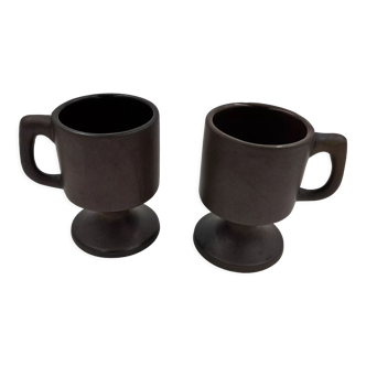 Lot de 2 tasses de Théo Potmeer pour Cor Unum