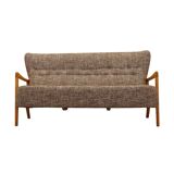 Beech sofa, Danish design, 1960s, manufacturer: Fritz Hansen