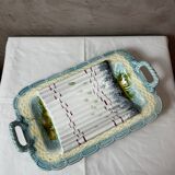 Asparagus dish with a sauce