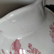 Grand broc en faïence – Faïencerie d’Onnaing (Nord), décor “Pavots”