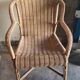 1970s rattan armchair