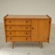 Small sideboard with spindle legs, France 1960
