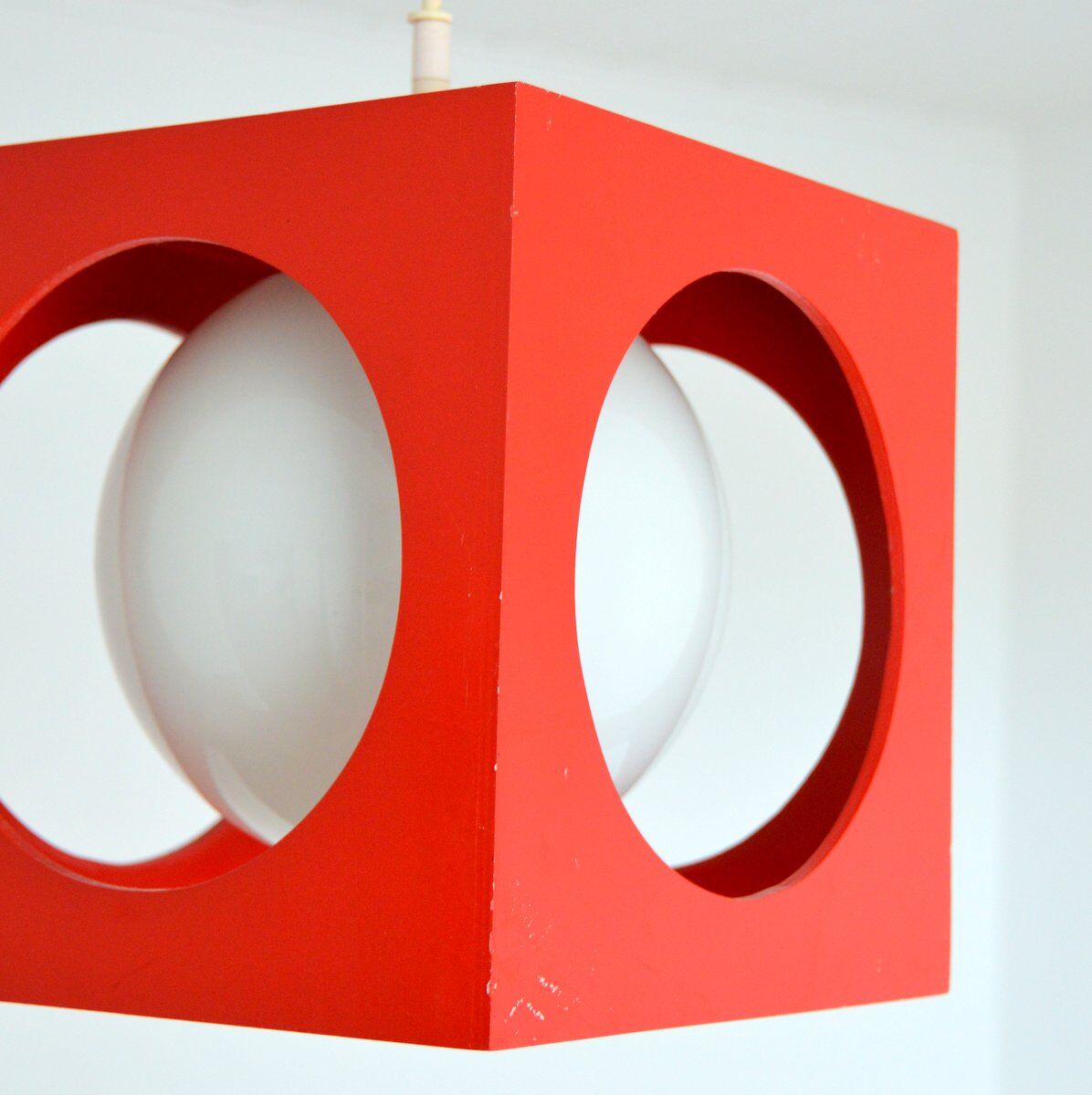 Suspension space age Gloss Leuchten vintage 1970s