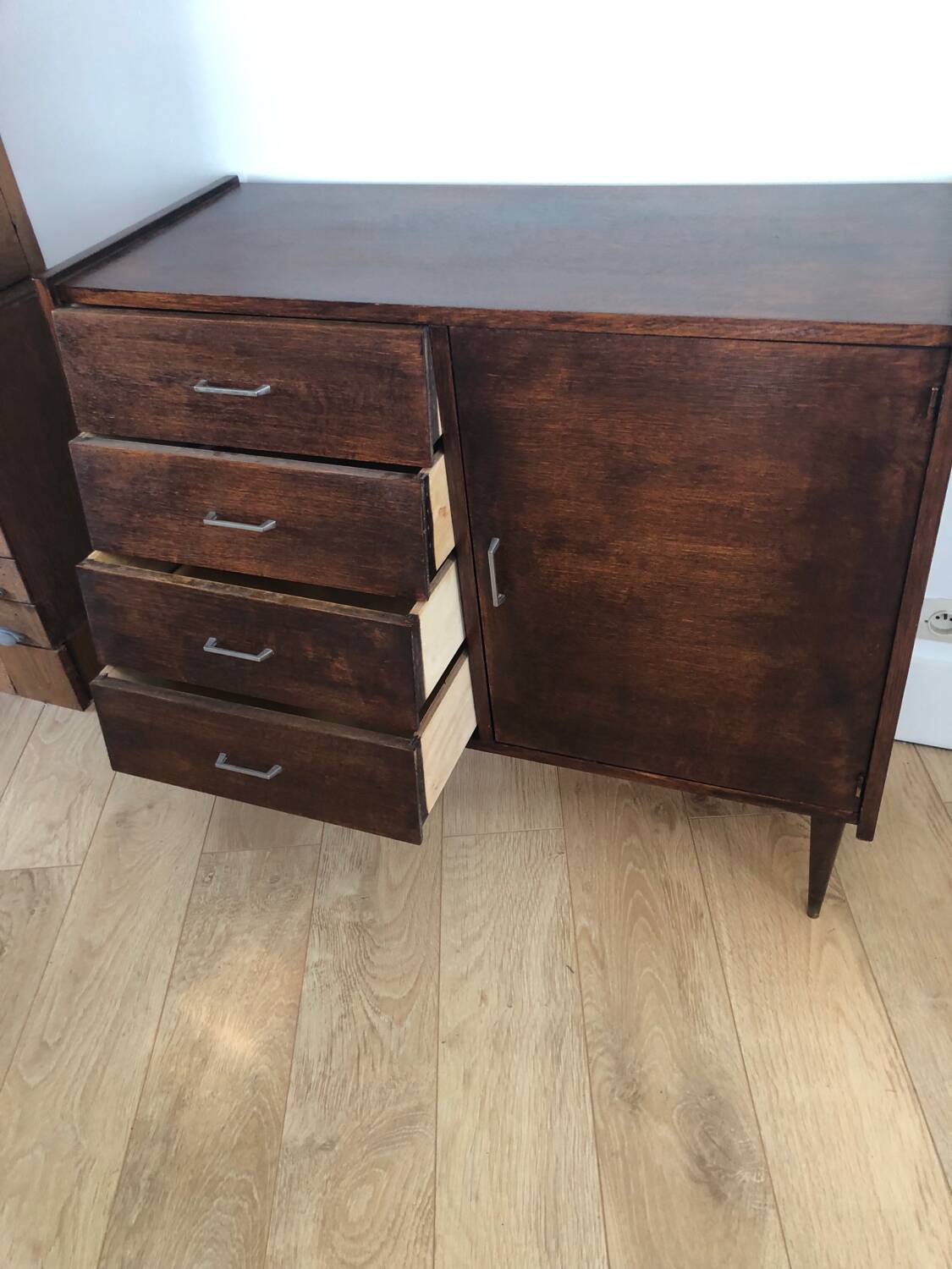 Vintage Scandinavian style chest of drawers