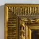 Bevelled mirror with 20th century gold frame - 105x74cm