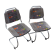 Duo de chaises vintage cantilever