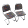 Duo de chaises vintage cantilever